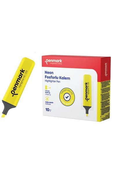 penmark Pastel Highlighter (Marking Pen) Limoni Hs505-11 (Pack of 10)