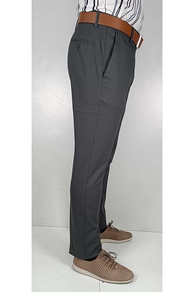 Bomonti Men's Flexible Honeycomb Patterned Cotton Takok Trousers
