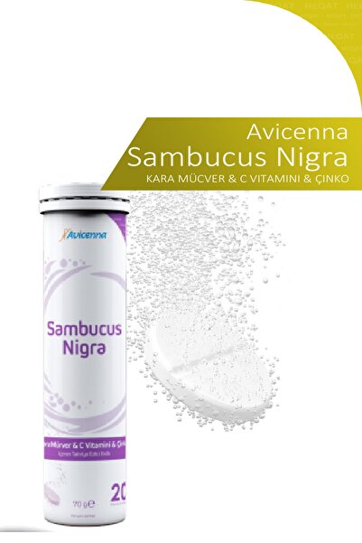 Avicenna Sambucus Nigra- Kara Mürver & C Vitamini & Çinko Takviye Edici Gıda-...