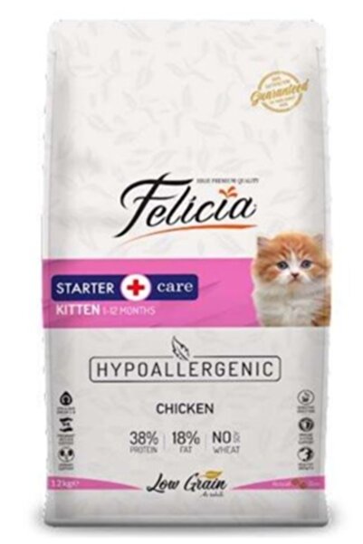 Felicia Kitten Düşük Tahıllı Tavuk Ve Hamsi Yavru Kedi Maması 2 Kg