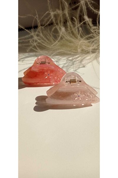 İLKYAZ مجموعة إبزيم بمزلاج على شكل زهرة عظمية مكونة من قطعتين