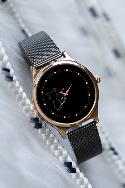 Kubbehan Women's Cat Love Wristwatch