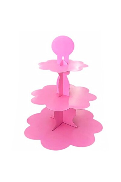 Genel Markalar Düz Pembe Kek Standı M281