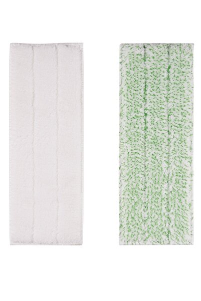 Ermop Mop Temizlik Seti +2(1 Paket) Yedek Püskül Mikrofiber Mop Yer Duvar Silme Gecko Home Tablet