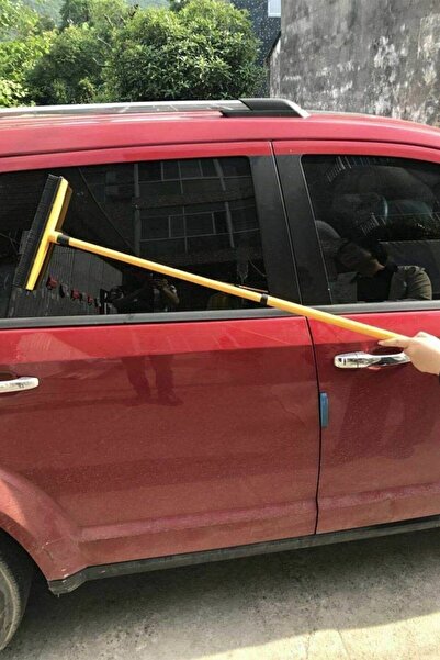 Hansel Extendable Home and Car Cleaning Brush with Rubber Tip Telescopic Handle