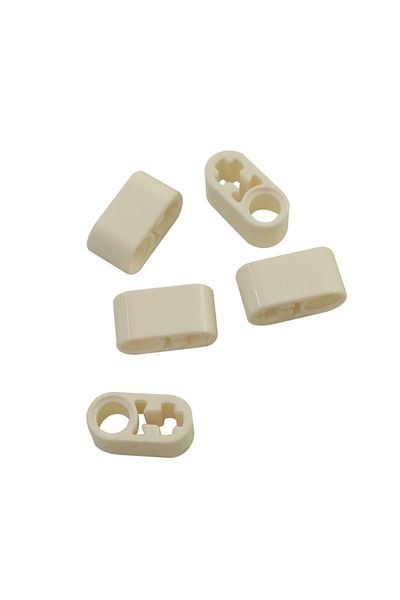 LEGO Original Technic Moc Custom Accessory Liftarm 1 X 2 Axle - White 4 Pieces Will Be Sent