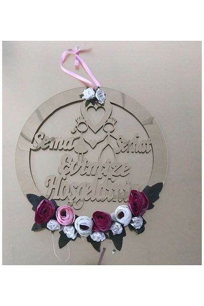 Evsay Special Plexiglass Door Ornament Flower Model 30 cm