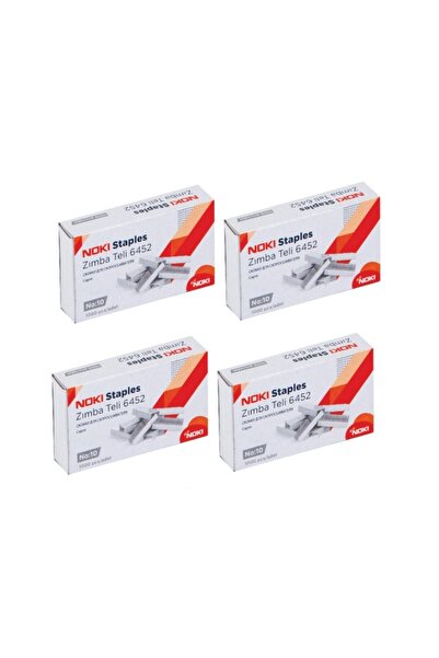 Noki Küçük Beyaz Zımba Teli No:10 1000'li X 4 Paket