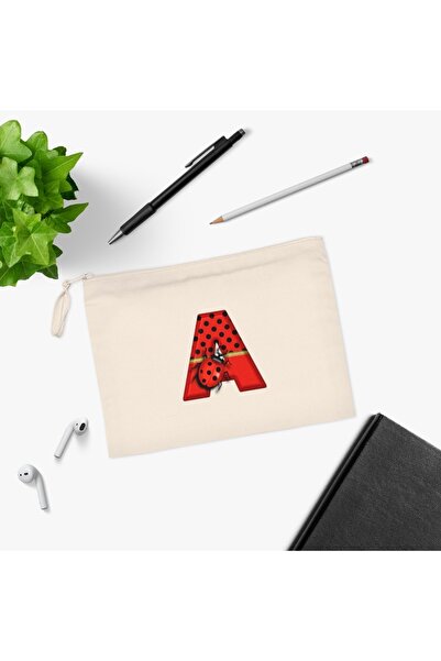 LADİJİTAL BASKI ÇÖZÜMLERİ Geantă de mână din in Harf cu imprimeu