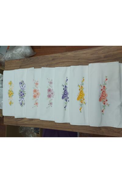 Özdilek 7 штук з вишивкою Морібана E 50*90
