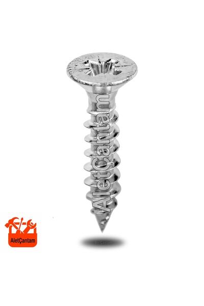 ALETÇANTAM Sunta Vidası Ahşap Yıldız Ağaç Vida 5x70 - 100 Adet