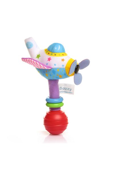 Sozzy Toys خشخيشة يد الطائرة
