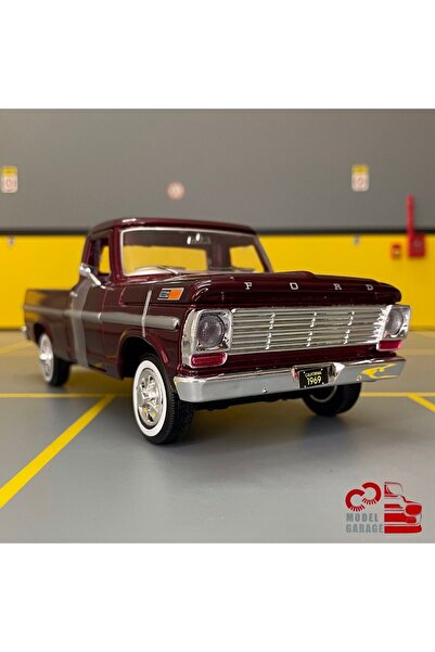 Motor Max Ford F-100 Pickup 1969 1/24 Ölçek Motormax *c&c Model Garage* Dieca...