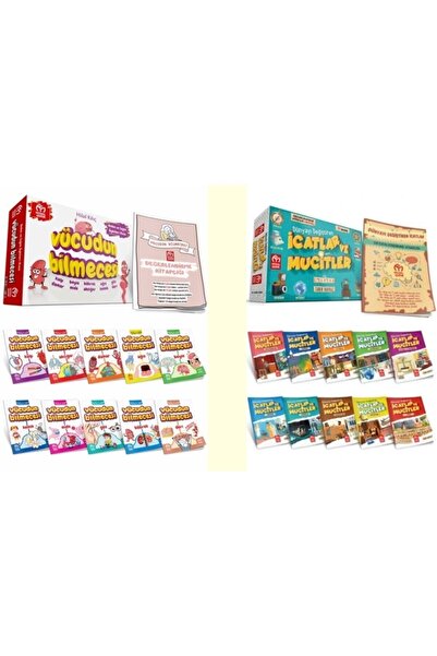 Model Eğitim Yayınları Icatlar Ve Mucitler +vücudun Bilmecesi 20 'li Hikaye Kitabı Set