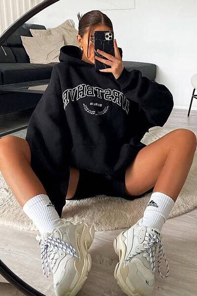 Machetta Bedrucktes Oversize-Sweatshirt für Damen von Wrst