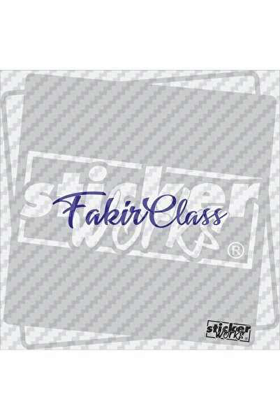 Sticker Works Autocolant Clasa Fakir