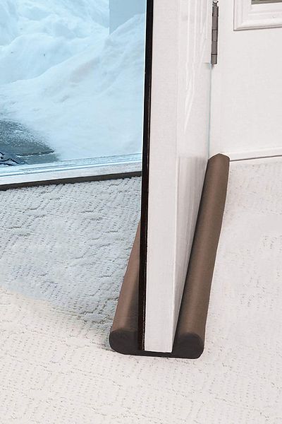 joseki 4 Pieces Under-Door Wind-Cold Preventing Wind Deflector with Thermal Insulation for Fuel Saving
