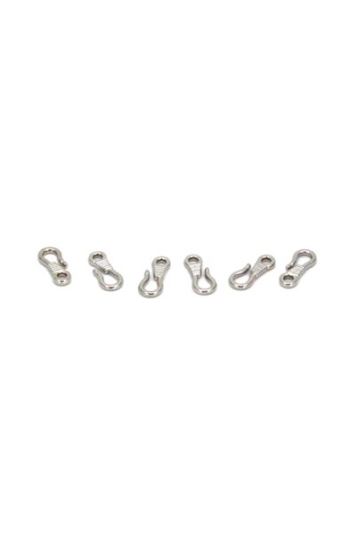 yfhobi 200 Adet - 6x14 Mm Döküm Papağan Klips, Takı Klipsi, Nikel Kaplama