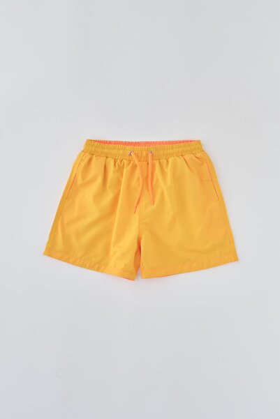 Dagi Sarı - Turuncu Mıcro Erkek Çocuk Şort