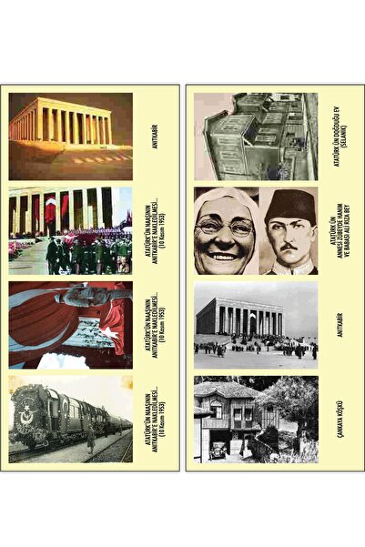 Jet Online Atatürk'ün Hayatı Sticker Çıkartma Set 12 Sayfa 48 Görsel Açıklamalı