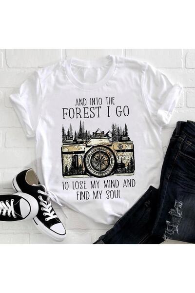 Gala Watercolor Flower Cute Women's White T-Shirt Mod477