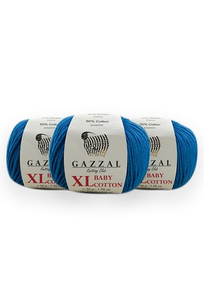 Gazzal Baby Cotton Xl 50 Gr 3 Pack Amigurimi Punch Πλεκτό Χέρι Κλωστή Taka Yarn (3428 Xl)