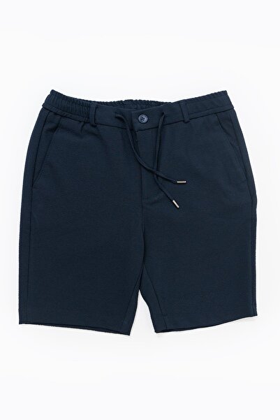 Mabross Erkek Lacivert Jogger Fit Şort