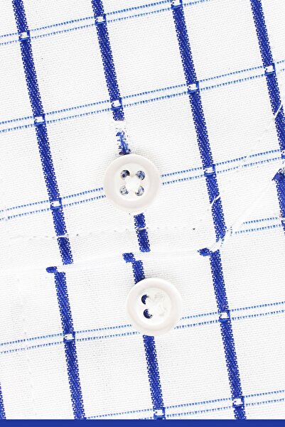 Varetta Чоловіча сорочка в клітинку з довгими рукавами та коміром на ґудзиках, класичний крій