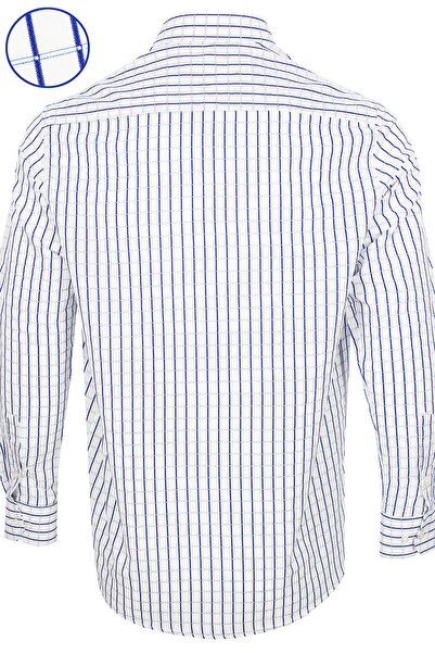 Varetta Чоловіча сорочка в клітинку з довгими рукавами та коміром на ґудзиках, класичний крій