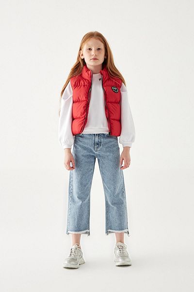 Tyess Girl's Red Vest 22pfwtj4702