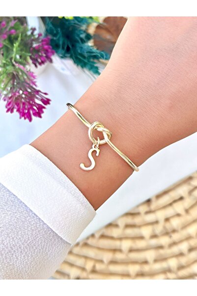 KBC STORE Aşk Düğümü Harfli Bileklik S Harfi