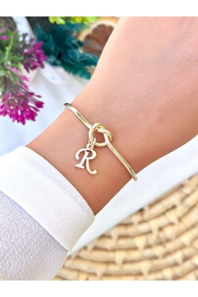 KBC STORE Love Knot Letter Bracelet Letter R