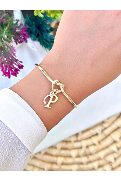 KBC STORE Love Knot Letter Bracelet Letter P