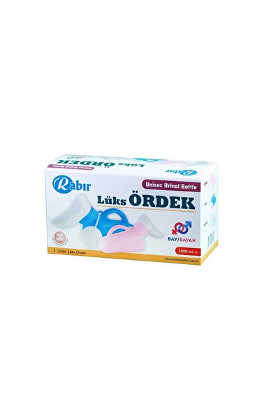 RABIR Lüks Ördek-idrar Yapma Kabı Mavi (1000 Ml) -kadın Ve Erkek Uyumlu
