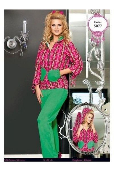 Anıt 5077 Kilim Patterned Pajama Set
