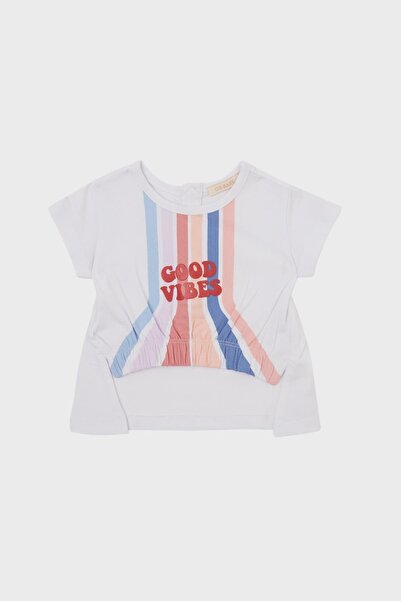 GB Baby Weißes T-Shirt für Babymädchen 22pfwbg2517