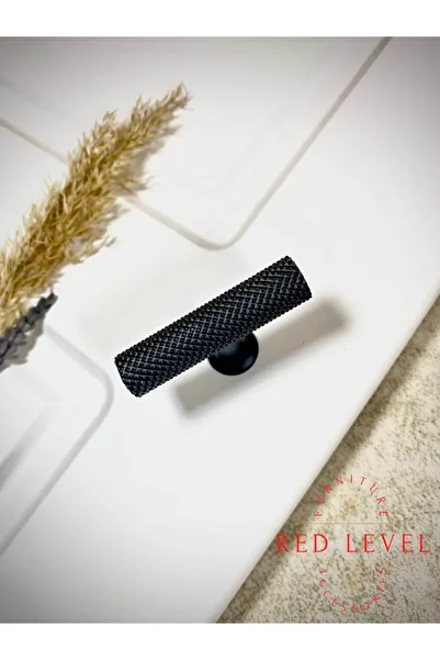 Red Level Mâner metalic de lux negru - Mâner de bucătărie pentru mobilier sertar dulap Ender
