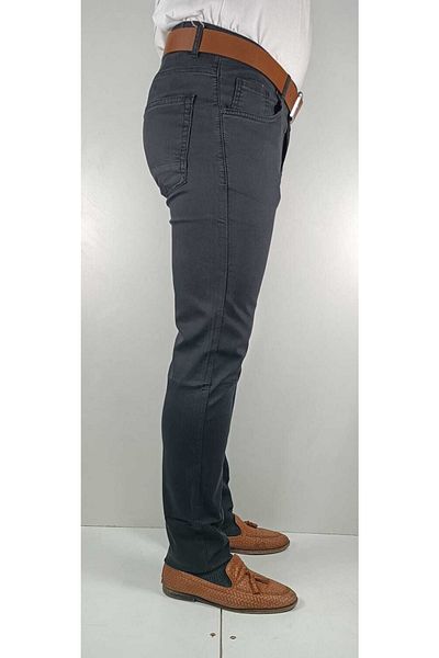 Bomonti Mckanzie Matte Black Classic Men's Flexible Davıt Jeans