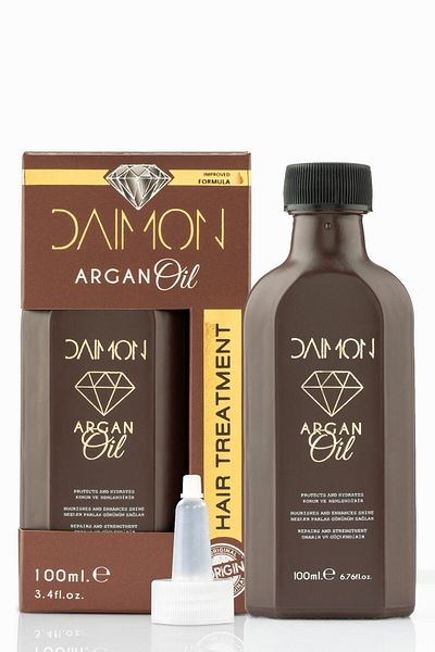 DAIMON Premium Special Formula Argan Treatment Oil for Slow Growth and Excessive Damaged Hair 100 ml