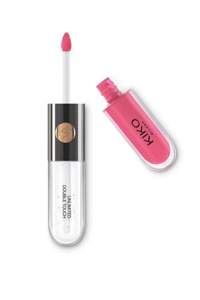 Kiko Parlak Likit Ruj - Unlimited Double Touch 111 Satin Pink Camellia 6 Ml