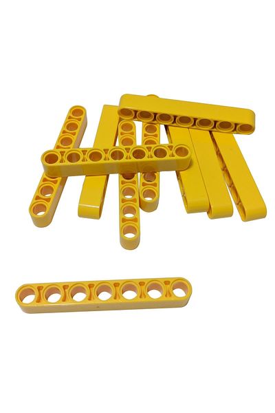 LEGO Technic Moc Custom Accessory Liftarm 1 X 7 Thick - Yellow 4 Pieces Will Be Sent
