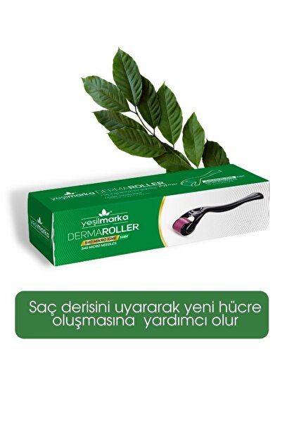 yeşilmarka Dermaroller- Saç Için Özel Dermaroller- Serumun Etkisini Artırmaya Yardımcı- Ergonomik