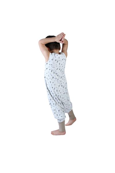 Woolnat Organic Cotton Double Layer Sleeveless Floral Themed Sleeping Bag