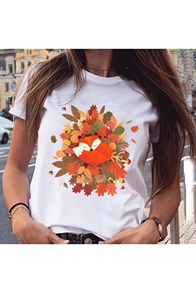 GALASHOP تي شيرت نسائي بنمط رسومي على شكل حيوانات موديل 471
