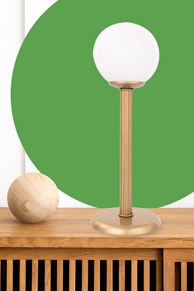 MINIMAL ETICARET VE BILGI TEKNOLOJILERI Line Balloon Golden Lampshade