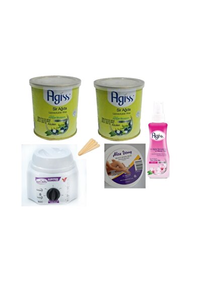 Depiroll Ağda Isıtıcı Makine Konserve Sir Ağda 240 ml (2ADET) Spatula Alex Ve...