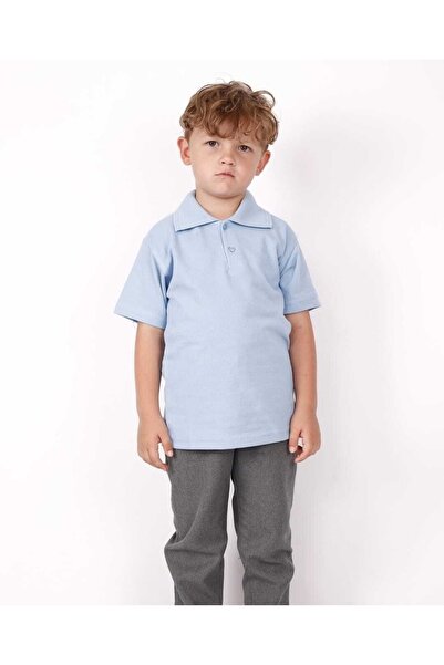 NOBLE STORE Παιδικό μπλουζάκι Comfort Polo Neck - Κοντό μανίκι, μονόχρωμο, Sc...