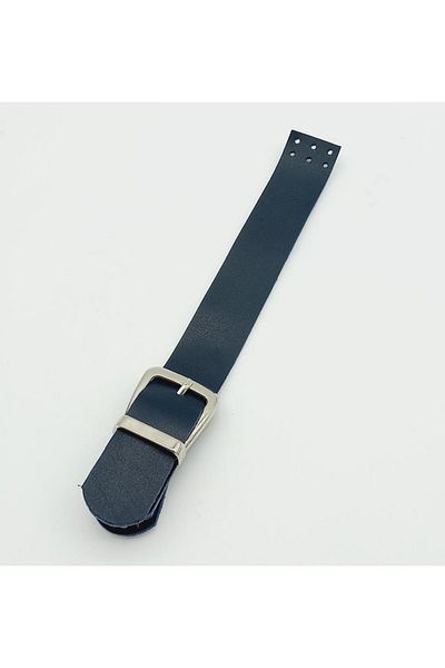 angel çanta aksesuar Μονή στρώση 18 εκ. Τεχνητό δέρμα Navy Blue Κάλυμμα Ασημί Μεταλλικό