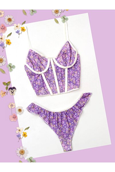 WAHSHE مجموعة براليت باللون البنفسجي الحلو