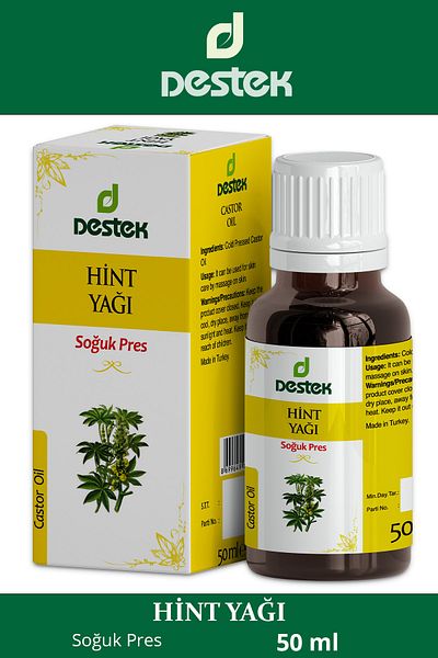 Destek 50 ml Castor Oil - Cold Press
